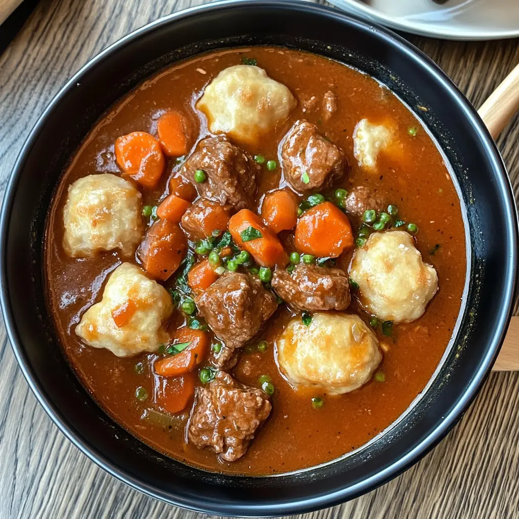 Beef Stew with Dumplings