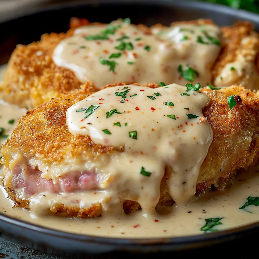 Creamy Chicken Cordon Bleu