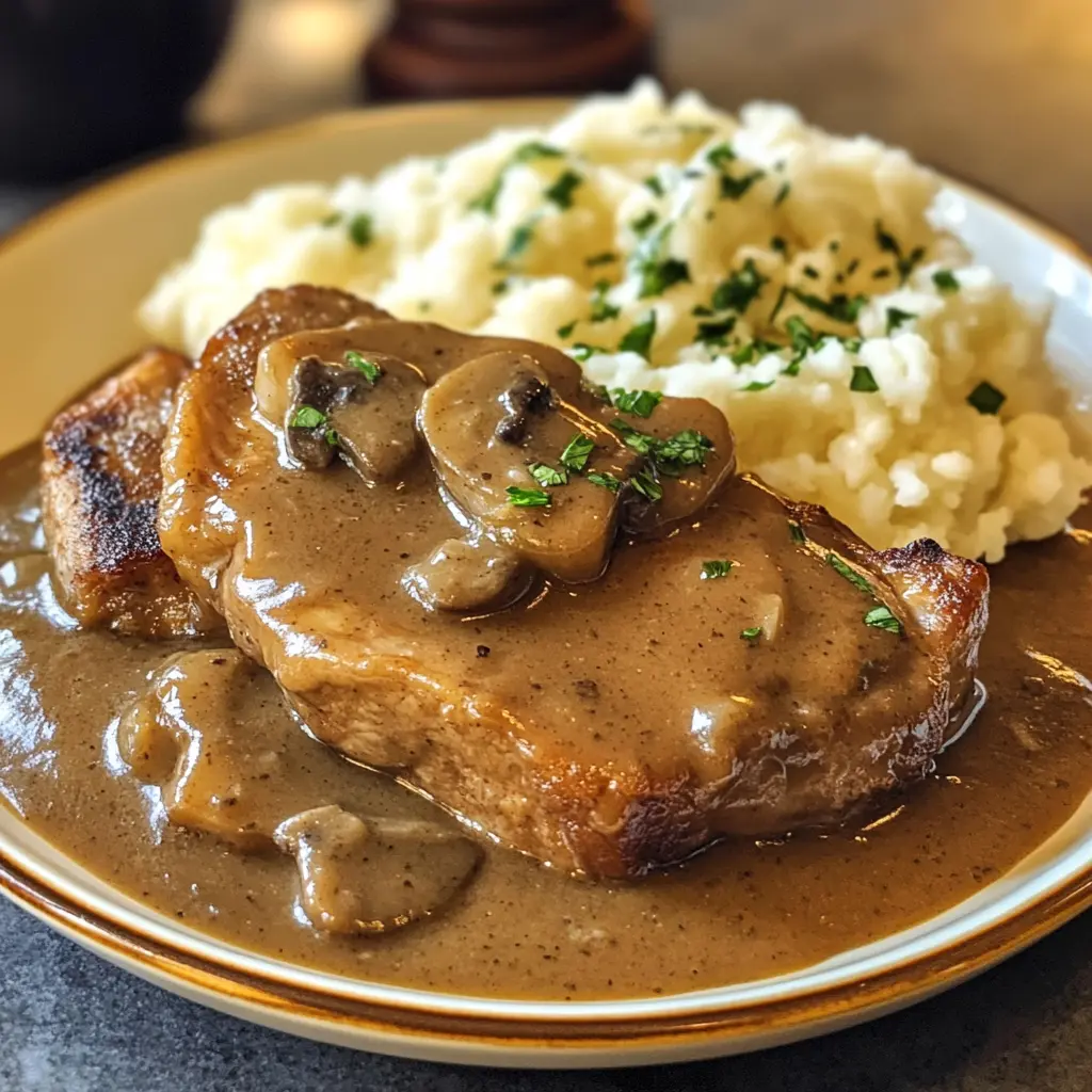 Crock Pot Pork Chops (with gravy)