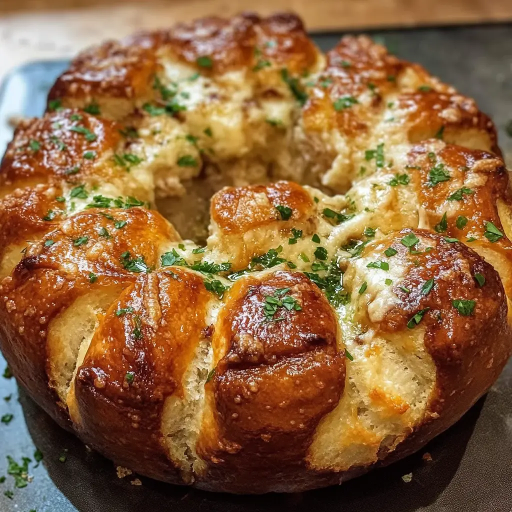 Garlic Parmesan Chicken Monkey Bread