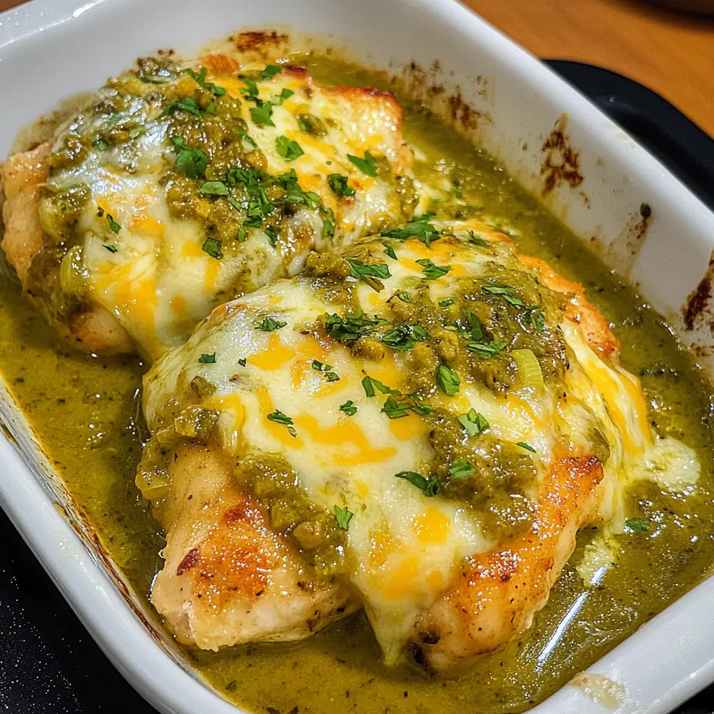 Green Chili and Cheese Chicken