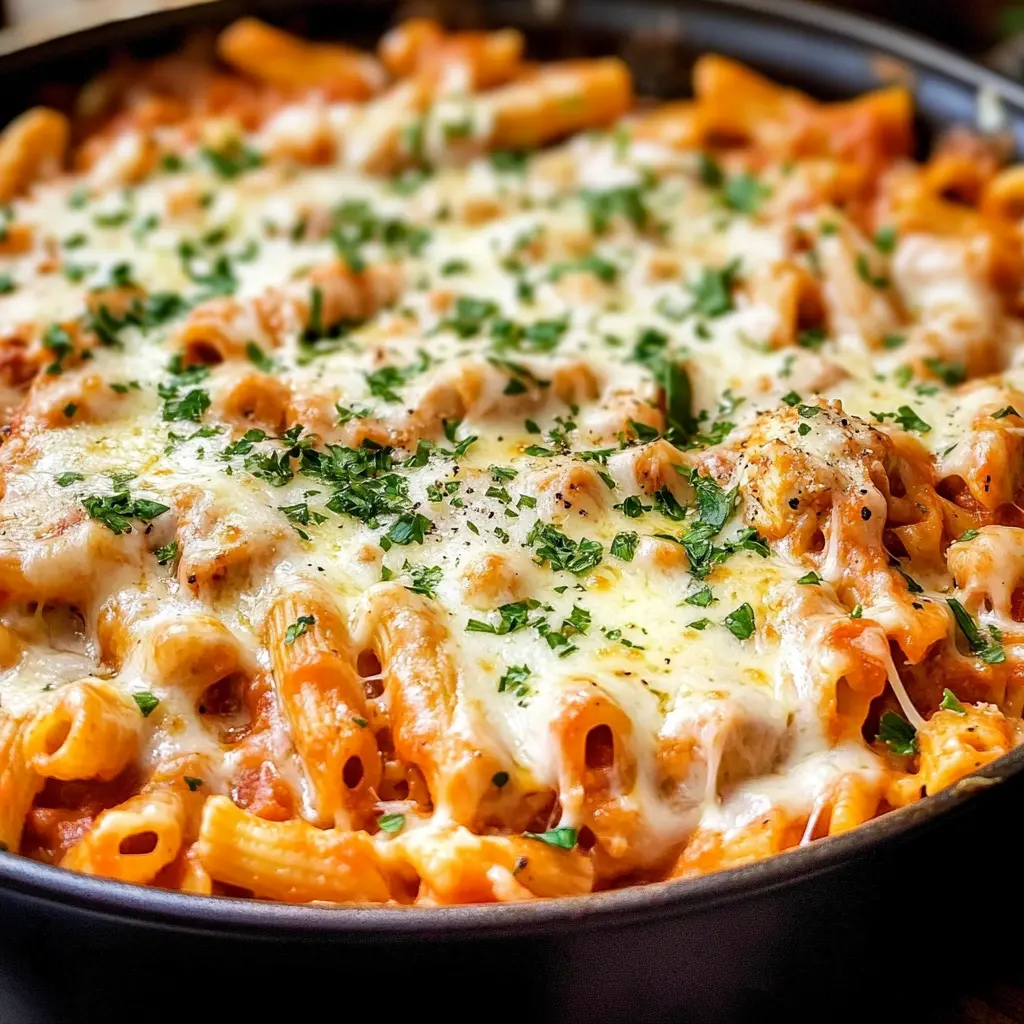 One Pot Chicken Parmesan Pasta