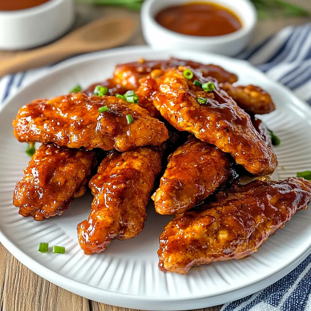 Air Fryer Honey BBQ Chicken Tenders