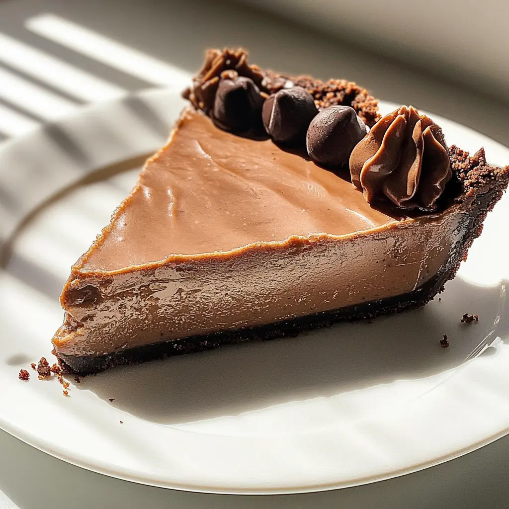 BEST Chocolate Jello Pudding Pie