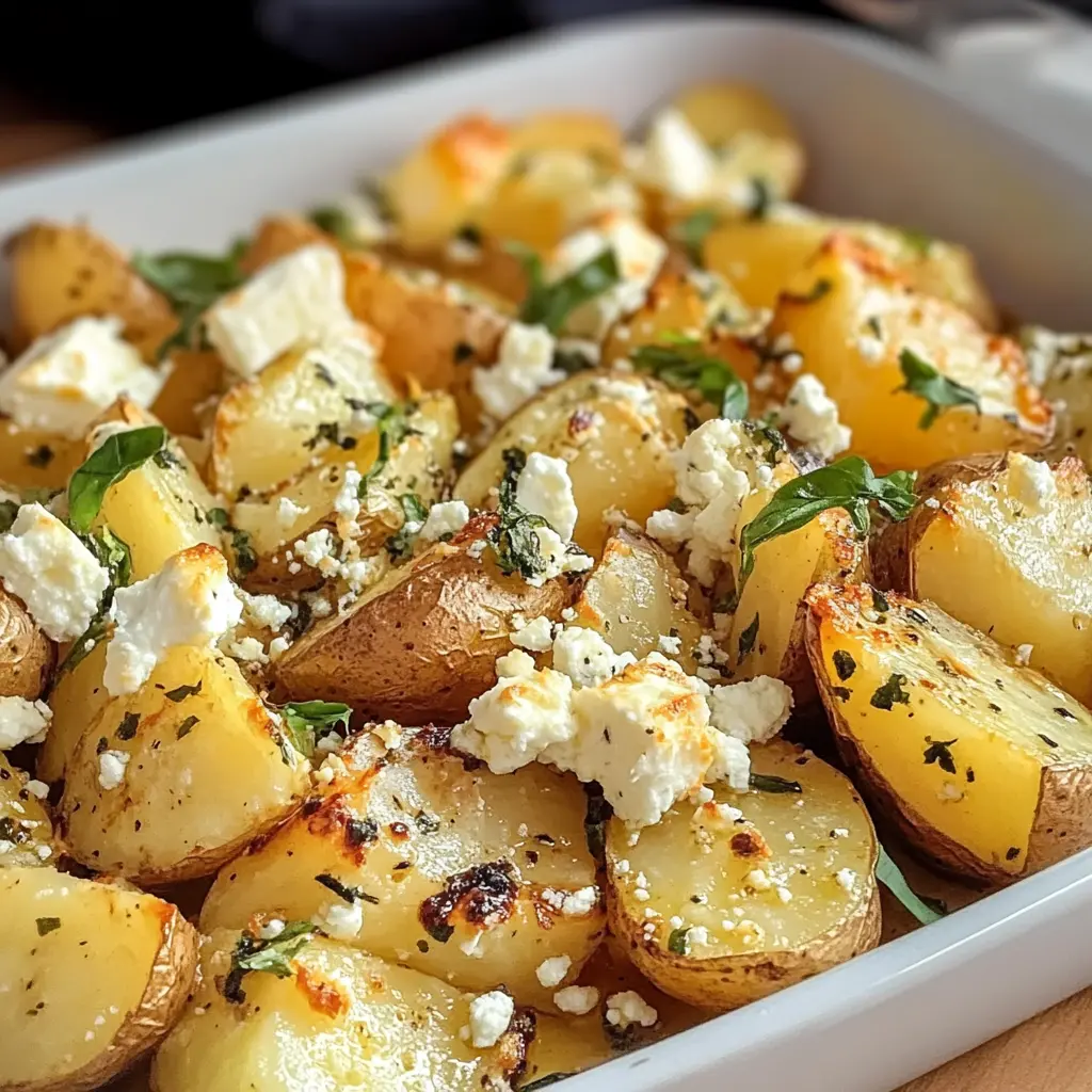 Baked Feta Potatoes