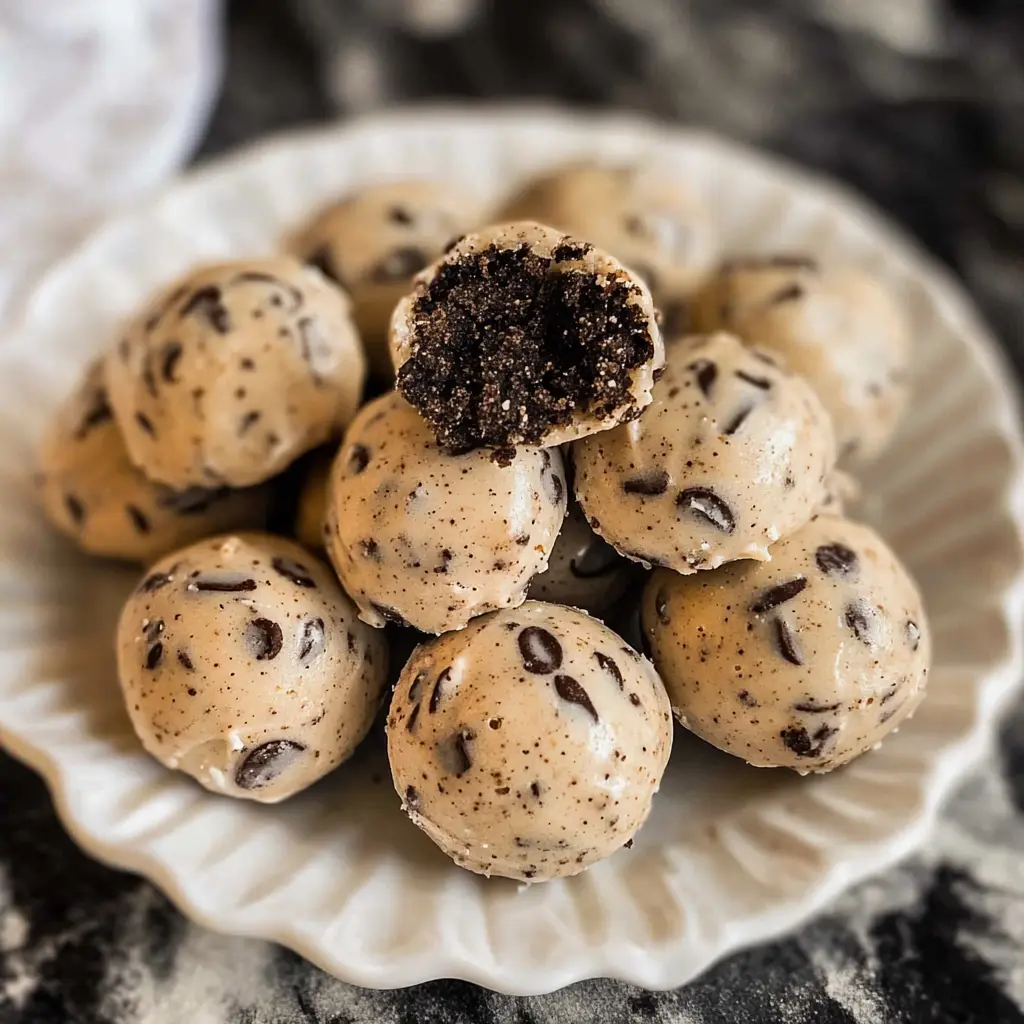 Cookies and Cream Energy Bites