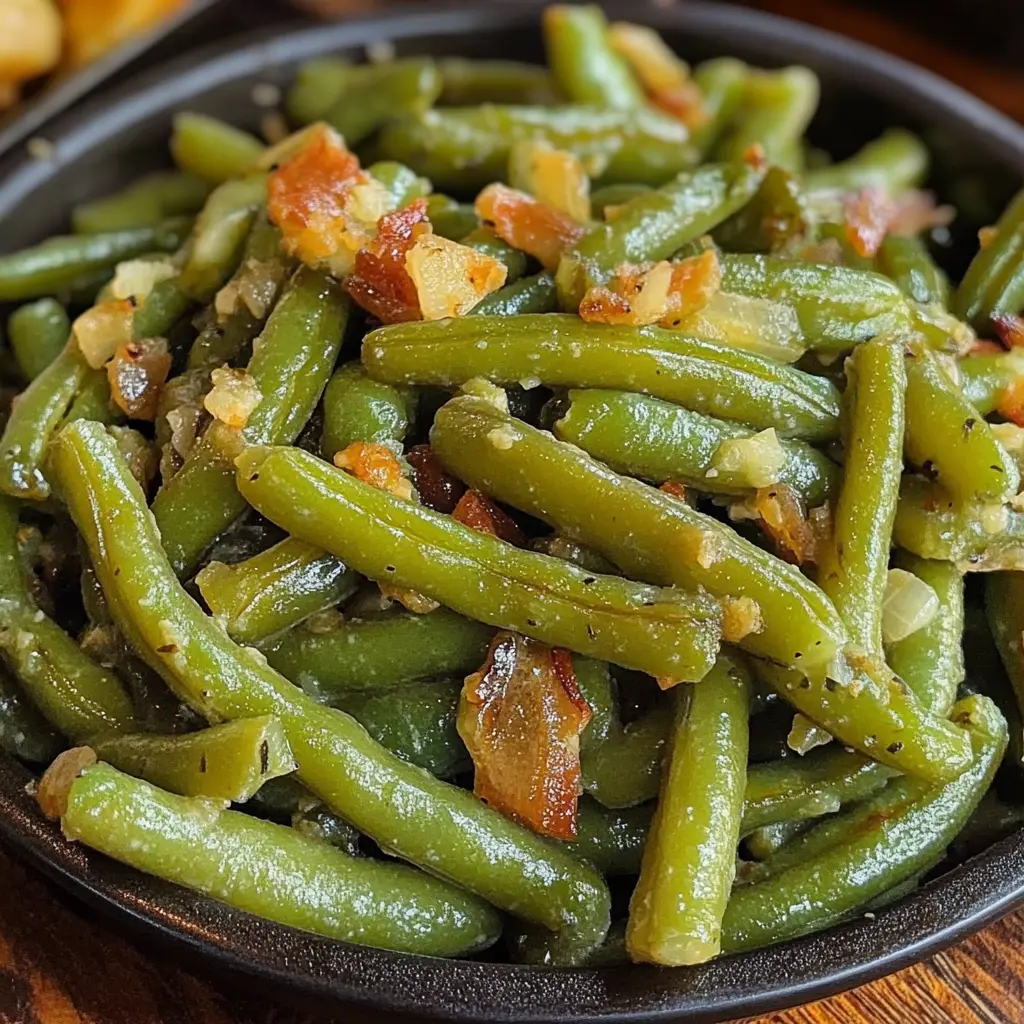 Copycat Texas Roadhouse Green Beans