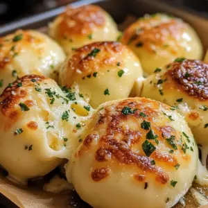 Easy Garlic Cheese Bombs