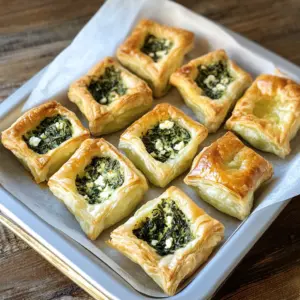 Feta-Spinach Puff Pastry Bites