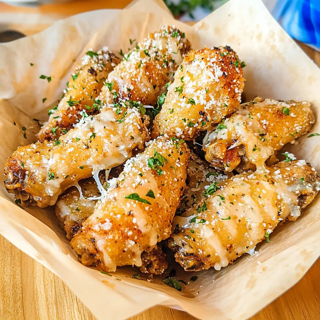 Garlic Parmesan Chicken Wings