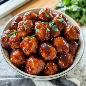 Honey BBQ Crockpot Meatballs