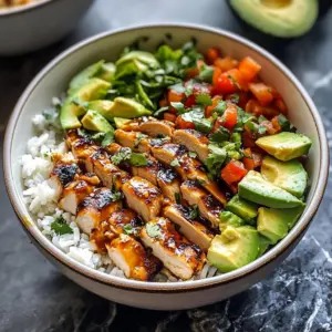 Honey Chipotle Chicken Rice Bowls