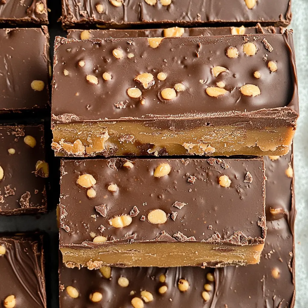 No Bake Chocolate Peanut Butter Bars