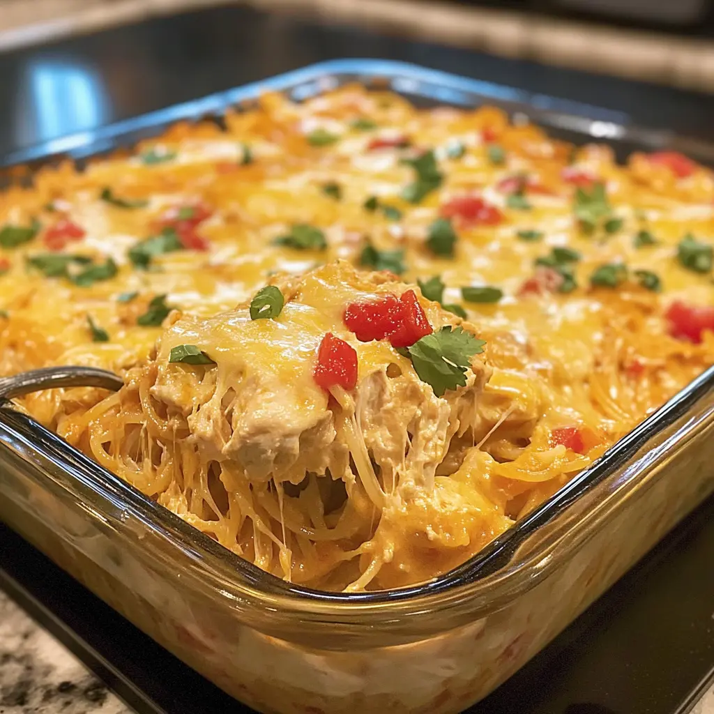 Rotel Chicken Spaghetti