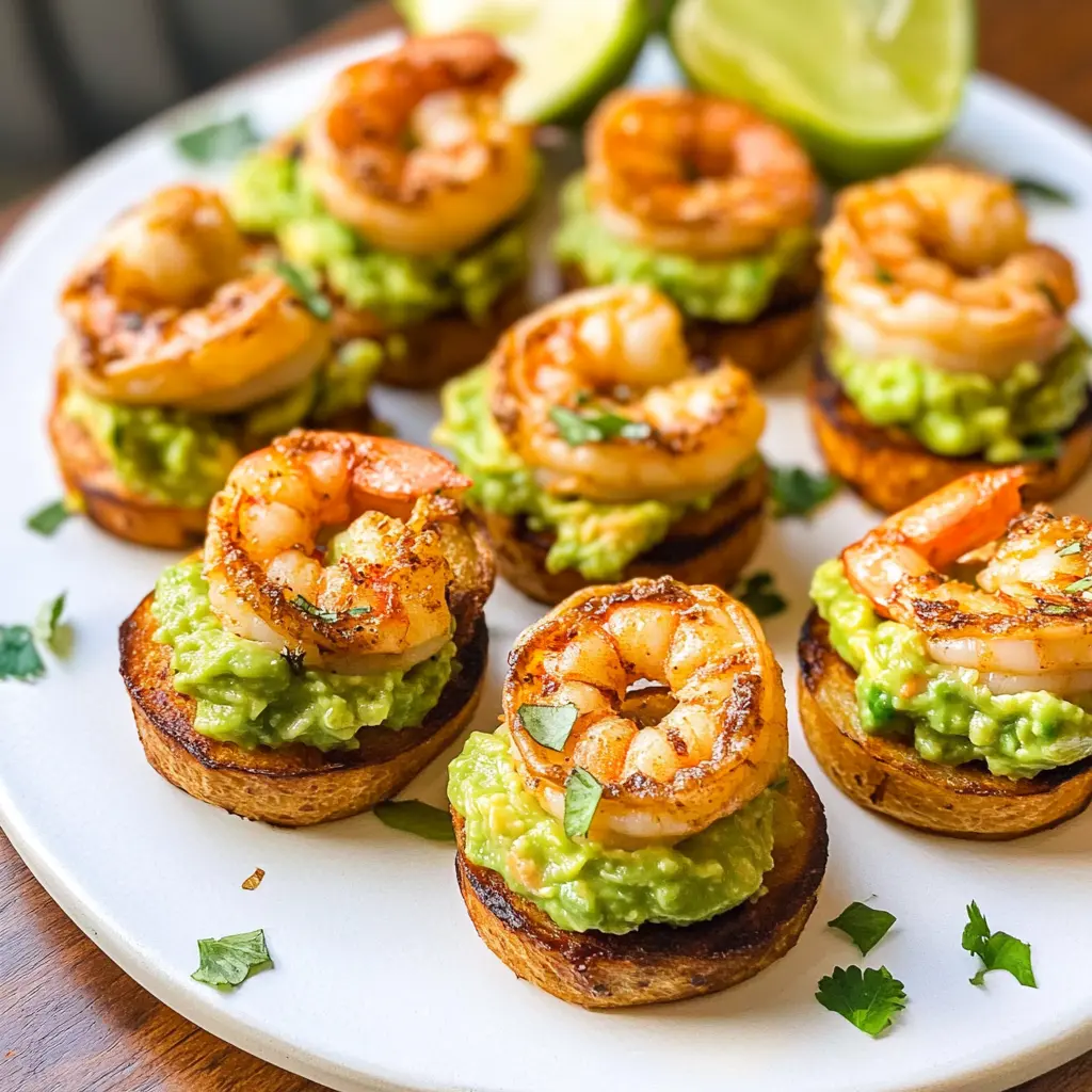 Shrimp Guacamole Bites