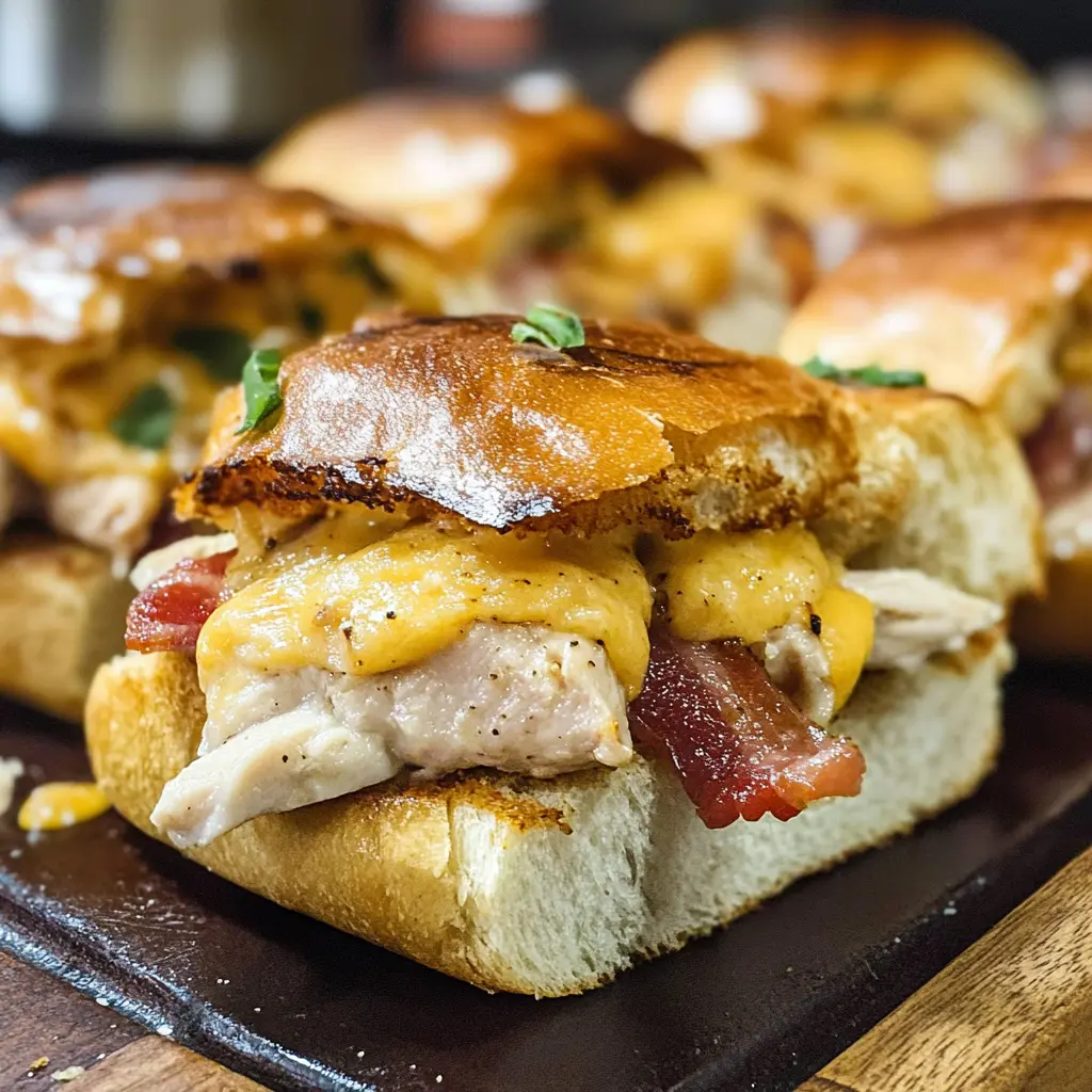 Turkey Bacon Ranch Sliders