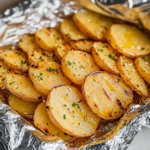 30 Minute Buttery Grilled Potatoes in Foil