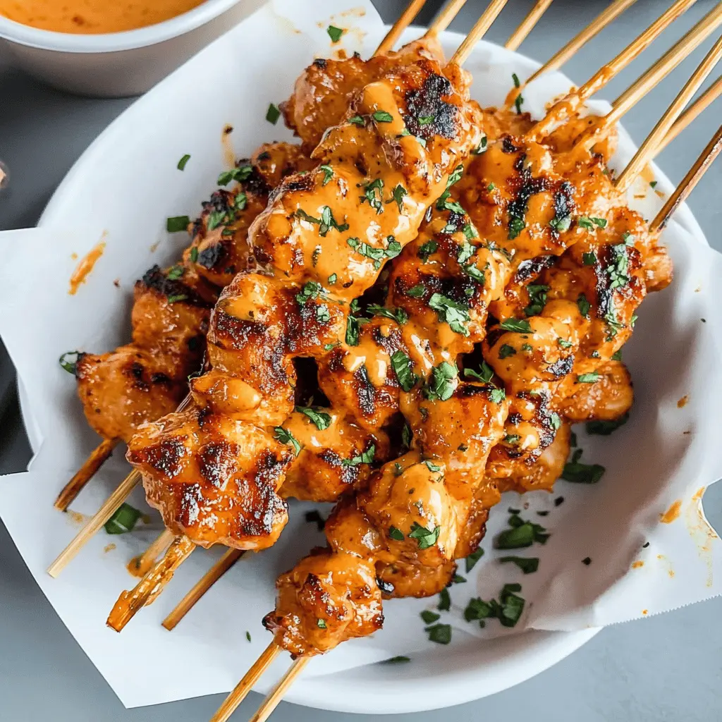 Get ready for a flavorful twist with these Bang Bang Chicken Skewers! Tender chicken pieces are marinated in a spicy sauce, grilled to perfection, and drizzled with a creamy, zesty sauce that everyone will love. Perfect for summer barbecues or cozy family dinners. Save this recipe for a delicious meal that impresses!