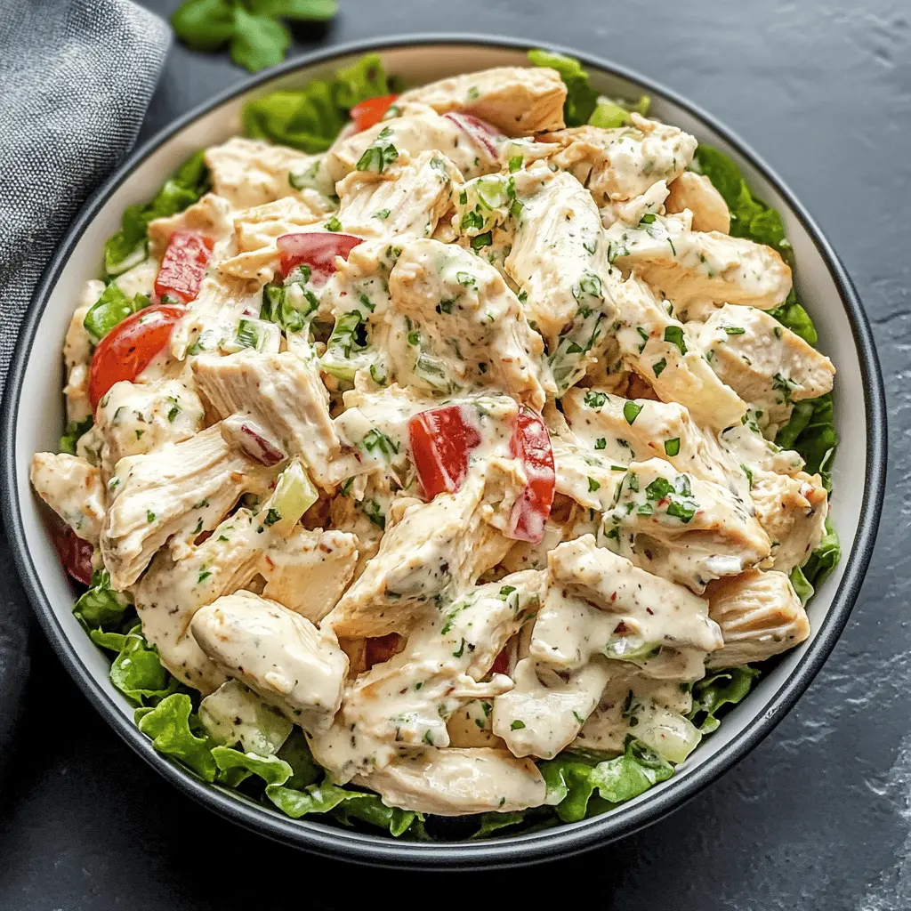 This creamy keto chicken salad is the perfect blend of flavors and textures, featuring tender chicken, crunchy celery, and zesty pickles. It's a low-carb meal that satisfies hunger while keeping you on track with your keto lifestyle. Save this recipe for a light lunch or a satisfying snack that everyone will love!