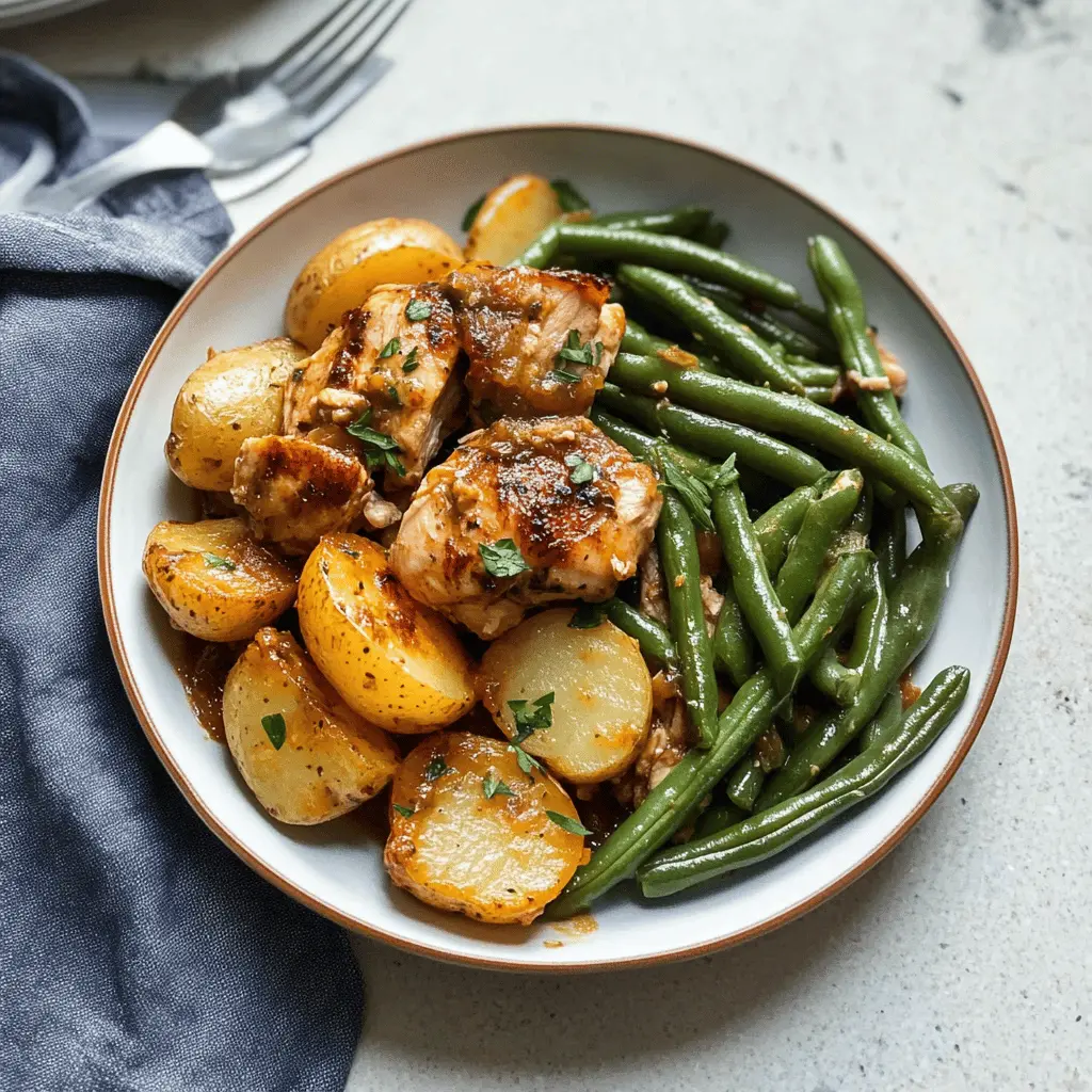 Cozy up with a warm bowl of Crockpot Chicken, Potatoes, and Green Beans! This easy recipe blends tender chicken, fluffy potatoes, and vibrant green beans in a rich, flavorful broth. Perfect for busy weeknights or family gatherings, it’s the comfort food you’ll love. Save this delicious recipe for your next meal and treat your loved ones!