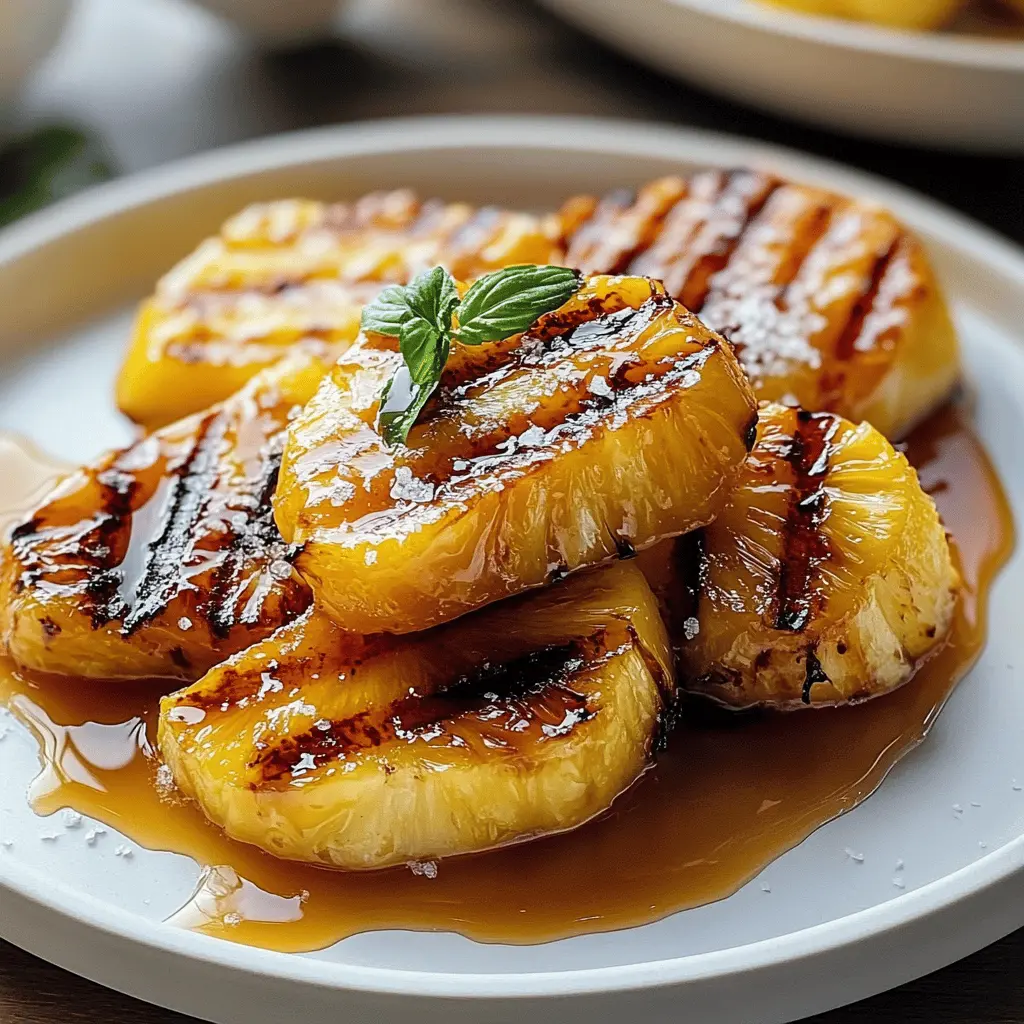Make your summer BBQs unforgettable with this easy grilled pineapple! Tender, juicy pineapple slices are coated in rich caramelized brown sugar, creating a deliciously sweet treat that's perfect for any occasion. Whether as a side dish or dessert, this quick recipe is sure to impress. Save this pin for your next gathering and share the tropical goodness with friends and family!