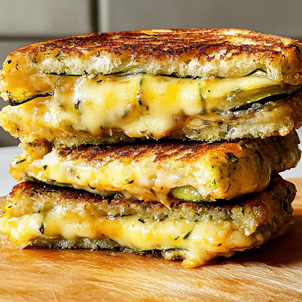 Looking for a comforting twist on a classic? This Zucchini Grilled Cheese is the perfect blend of gooey cheese and tender zucchini! Enjoy a deliciously satisfying meal that's quick to make and great for lunch or dinner. Save this recipe to make it easy to whip up anytime you want a tasty, veggie-packed treat!